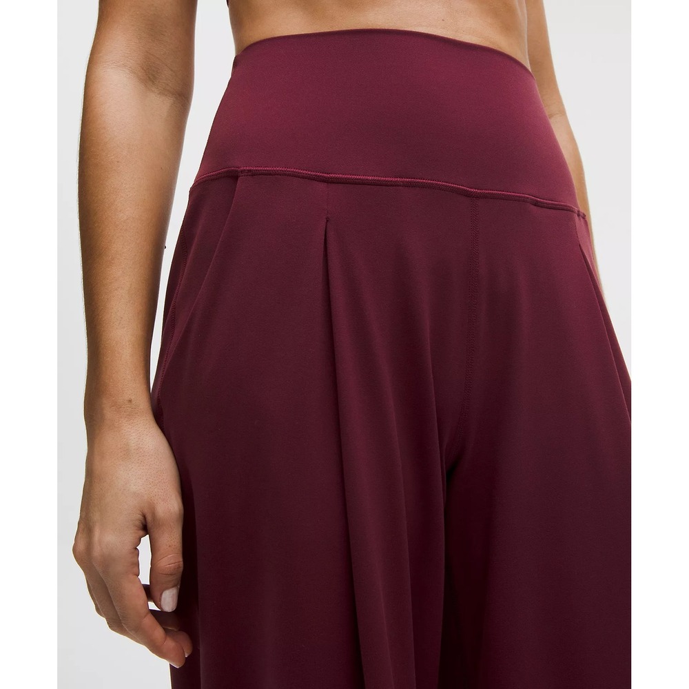 218-Lululemon-Align Palazzo Pant Tall-Burgundy Bay - Picture 4 of 7